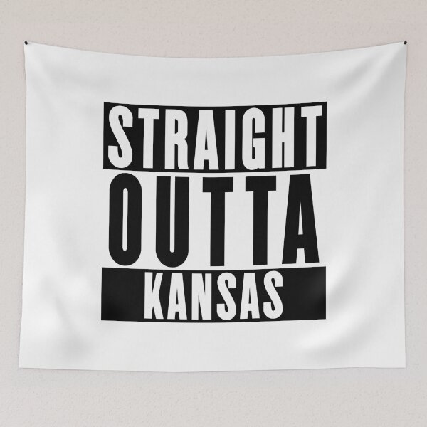 Item preview, Straight Outta Kansas designed and sold by RandomStuffShop.
