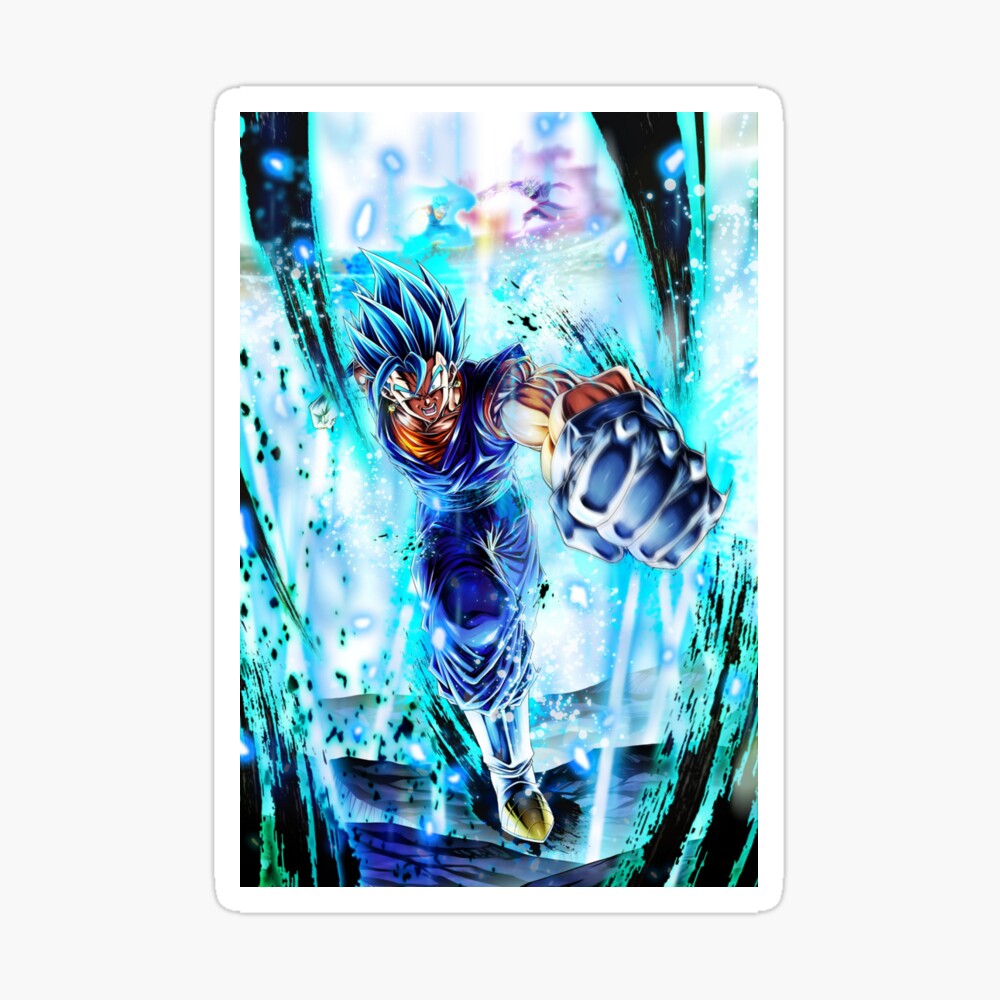 Vegito Blue, an art print by MARK CLARK II - INPRNT