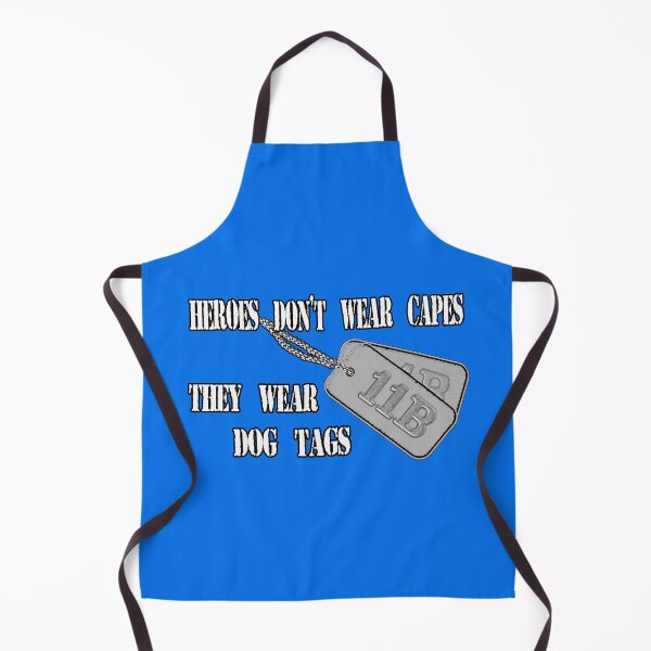 Item preview, Dog Tags - Heroes Don't Wear Capes... designed and sold by Buckwhite.