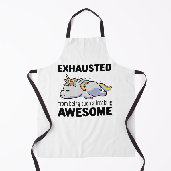 Item preview, Exhausted From Being Awesome Lazy Unicorn Gift designed and sold by EduEly.
