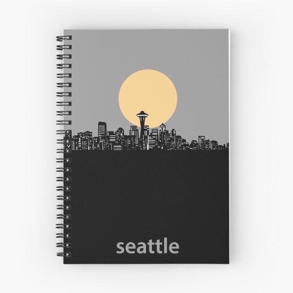 Artikelvorschau, Skyline von Seattle, minimal entworfen und verkauft von BekimART2.