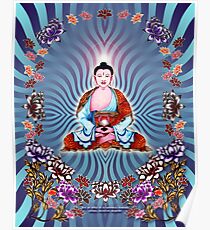 Buda azul Poster