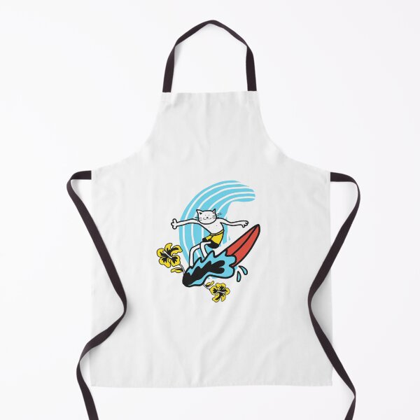 Item preview, Surfing surf cat flowers big surf  designed and sold by Tropical Blood.