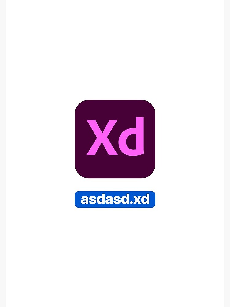 Adobe XD CC icon with random file name asdasd.xd Essential T