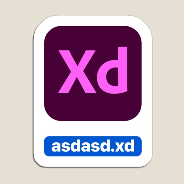 Adobe Illustrator icon with random file name asdasd.ai Sticker for Sale by  allreadytaken