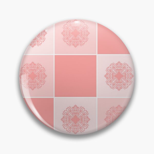 Item preview, Vintage tile pattern in apricot designed and sold by Ninaeva.