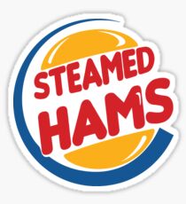 Steamed Hams – Principal Skinner, Superintendant Chalmers Sticker