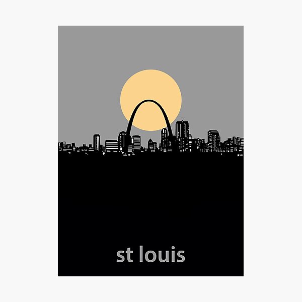 Roots Of Saint Louis MO Skyline Silhouette Graphic T-Shirt