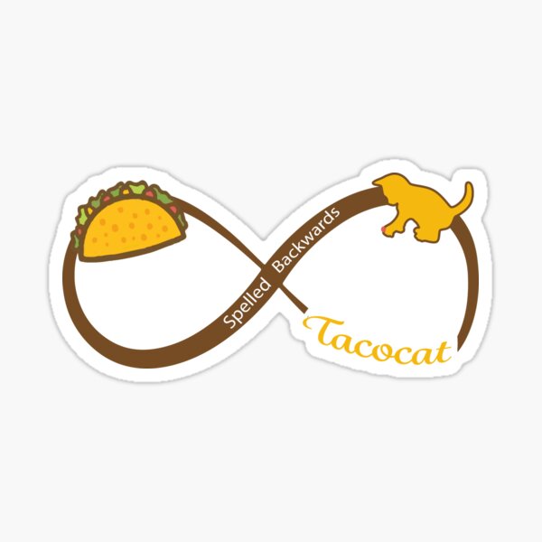 Item preview, Infinity Tacocat Spelled Backwards designed and sold by JAZTshirt.