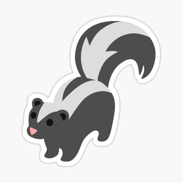 Skunk animal Gift for Skunk lovers Sticker