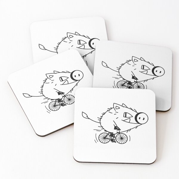 Item preview, Funny boar rides a bicycle designed and sold by spontania.