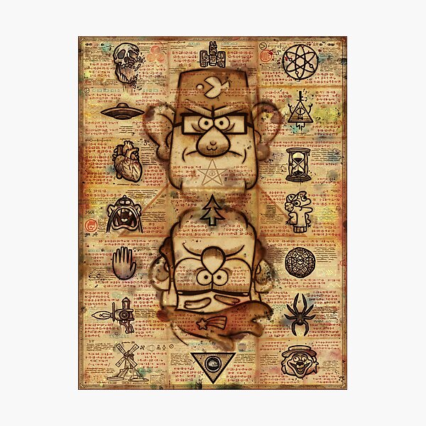 Item preview, Gravity Falls - The Big Picture designed and sold by ExploisveCookie.