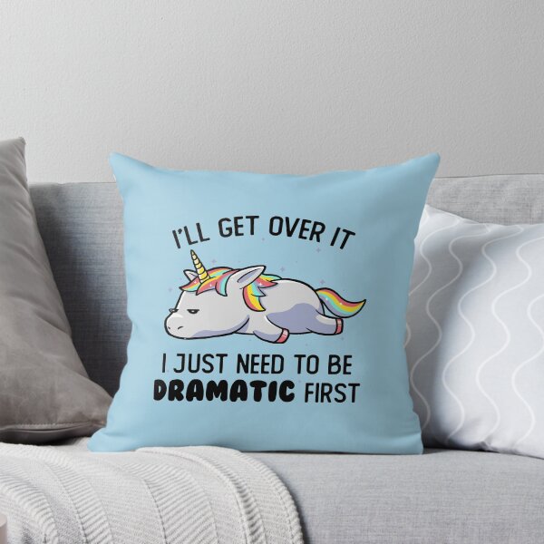 Item preview, I Just Need To Be Dramatic Lazy Unicorn Gift designed and sold by EduEly.