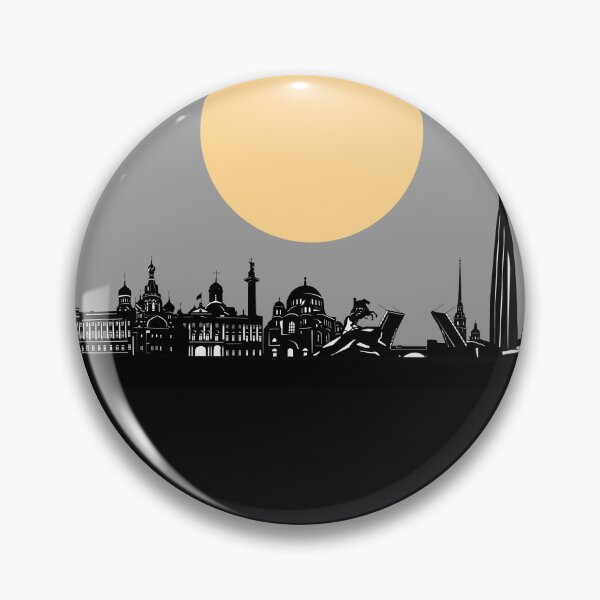 Item preview, saint petersburg skyline minimal designed and sold by BekimART2.