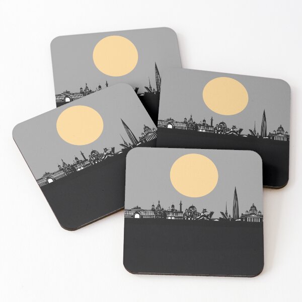Item preview, saint petersburg skyline minimal designed and sold by BekimART2.