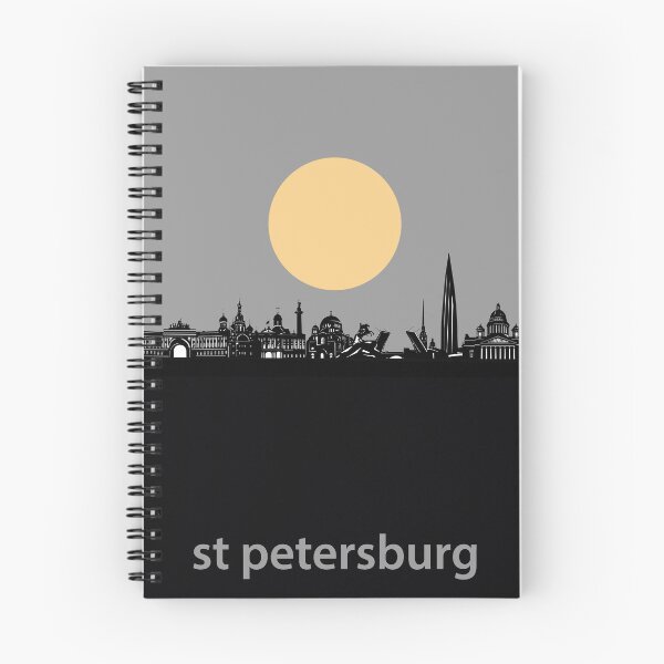 Item preview, saint petersburg skyline minimal designed and sold by BekimART2.