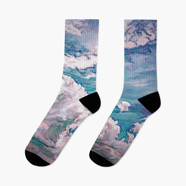 Item preview, Impressionism Clouds Under A Blue Purple and Green Sky designed and sold by AlanPhotoArt.
