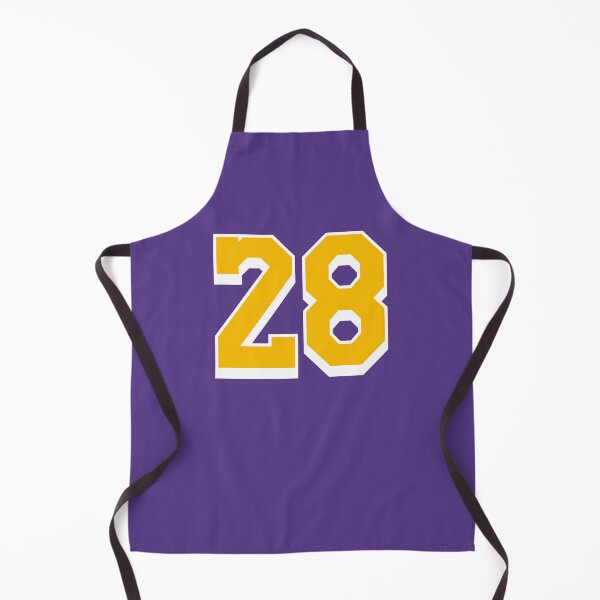 Item preview, 28 Yellow Number Twenty-eight Purple Basketball Jersey designed and sold by elhefe.