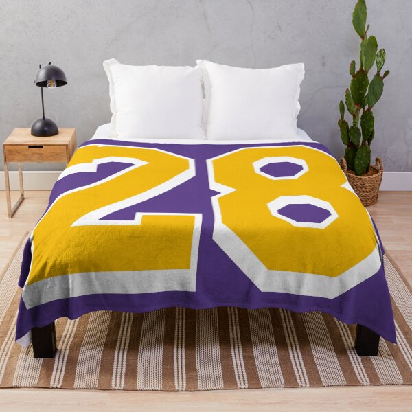 Item preview, 28 Yellow Number Twenty-eight Purple Basketball Jersey designed and sold by elhefe.