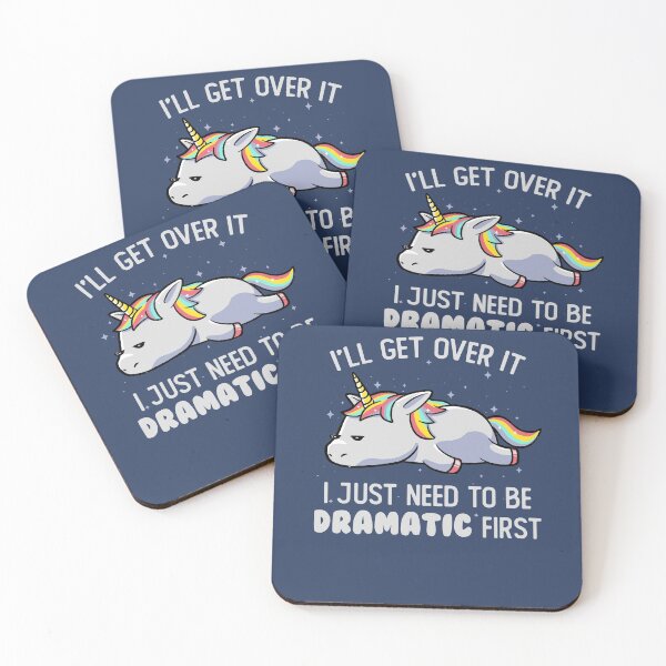 Item preview, I Just Need To Be Dramatic Lazy Unicorn Gift designed and sold by EduEly.