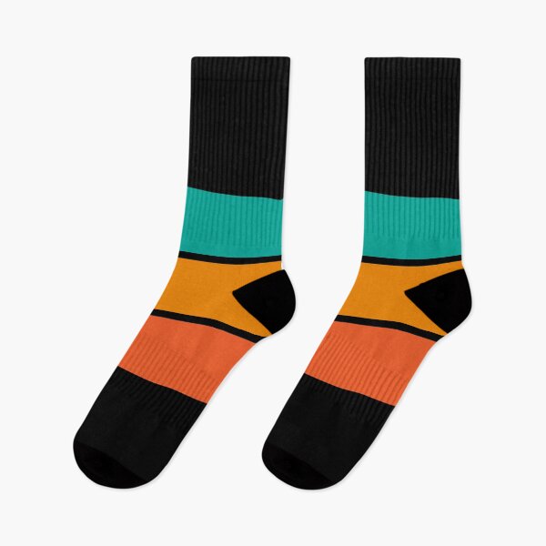 Item preview, Three Classic Stripes - Turquoise and Orange designed and sold by AbstractIdeas.