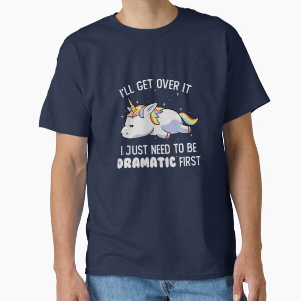 Item preview, I Just Need To Be Dramatic Lazy Unicorn Gift designed and sold by EduEly.