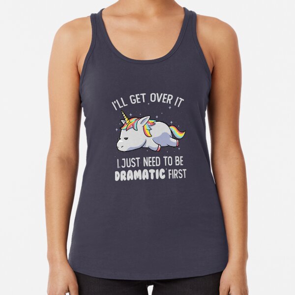 Item preview, I Just Need To Be Dramatic Lazy Unicorn Gift designed and sold by EduEly.