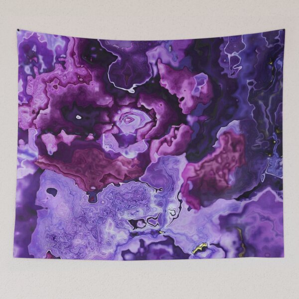 Item preview, shades of purple abstract marble  designed and sold by wiwiart.