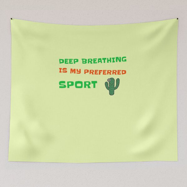 Item preview, Deep Breathing is my preferred sport designed and sold by Ayurveda Fun Store.