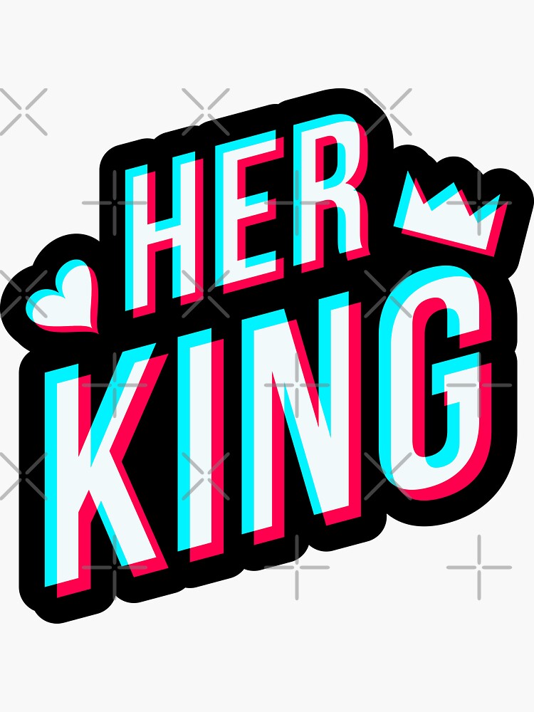 king and queen Sticker by artstore-spring