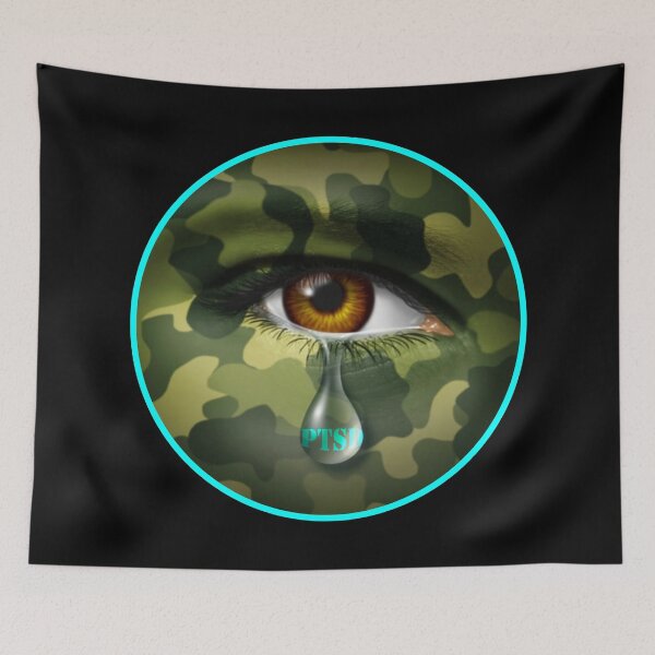 Item preview, The Struggle is Real...PTSD designed and sold by Warrior Veteran Clothing.