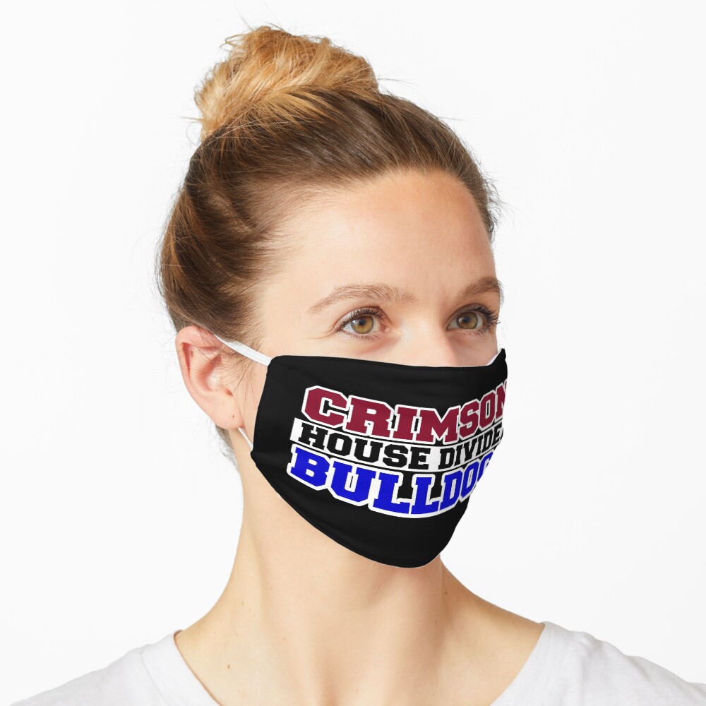 Crimson House Divided Bulldogs Mask