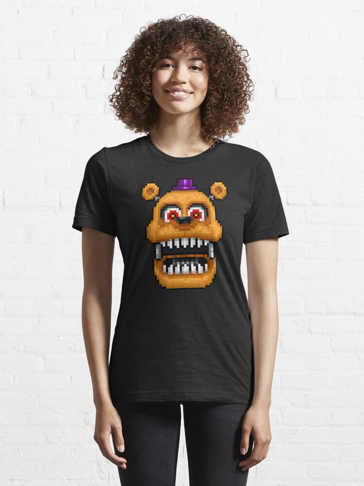 Adventure Nightmare Fredbear - FNAF World - Pixel Art Baby One-Piece for  Sale by GEEKsomniac