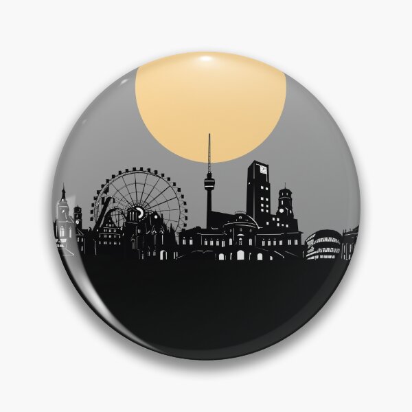 Item preview, stuttgart skyline minimal designed and sold by BekimART2.