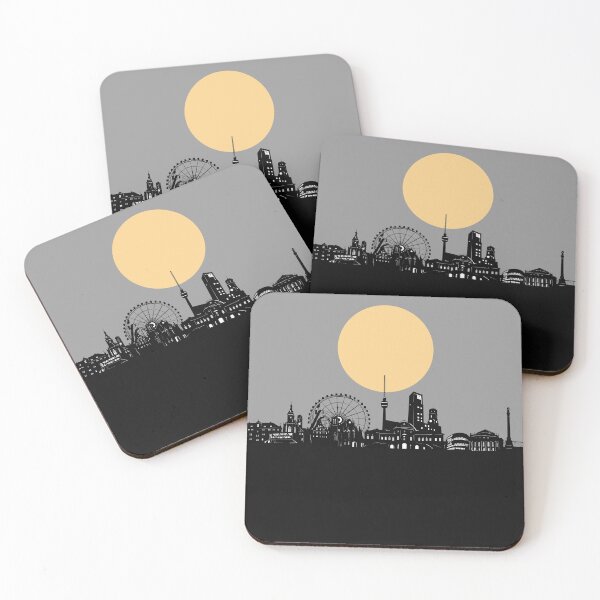 Item preview, stuttgart skyline minimal designed and sold by BekimART2.
