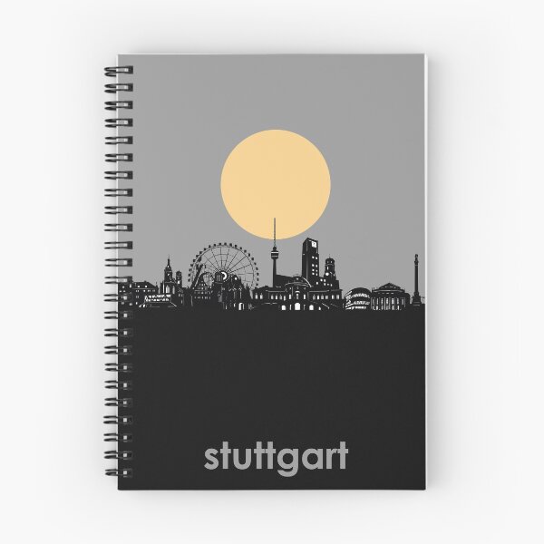 Item preview, stuttgart skyline minimal designed and sold by BekimART2.