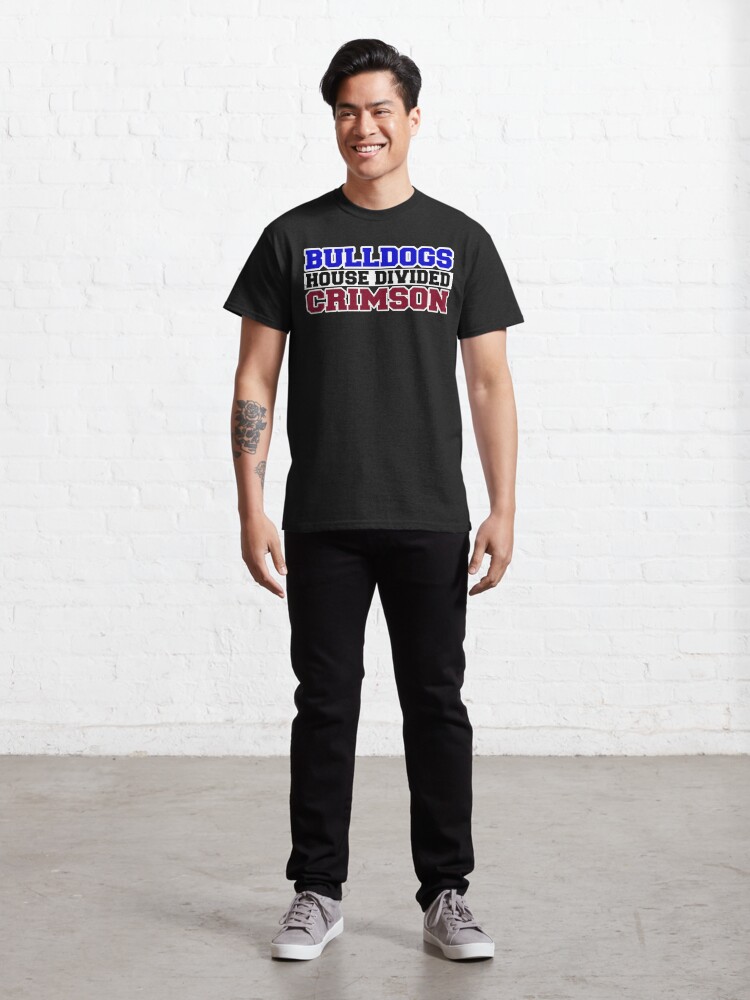 Alternate view of Bulldogs House Divided Crimson Classic T-Shirt
