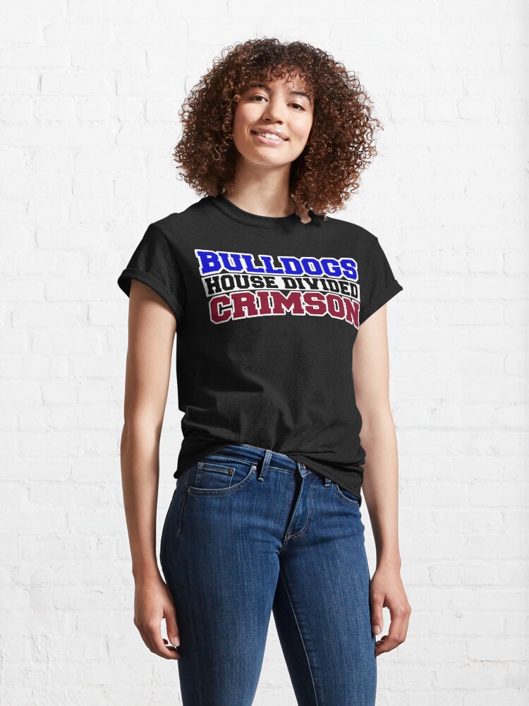 Alternate view of Bulldogs House Divided Crimson Classic T-Shirt