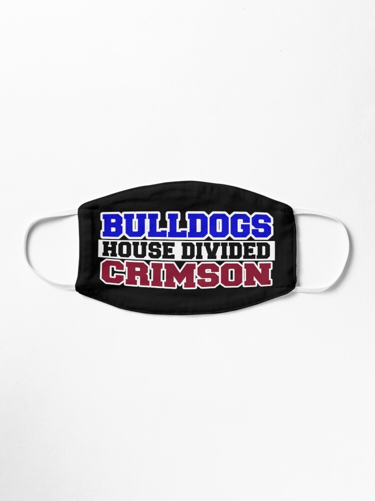 Alternate view of Bulldogs House Divided Crimson Mask