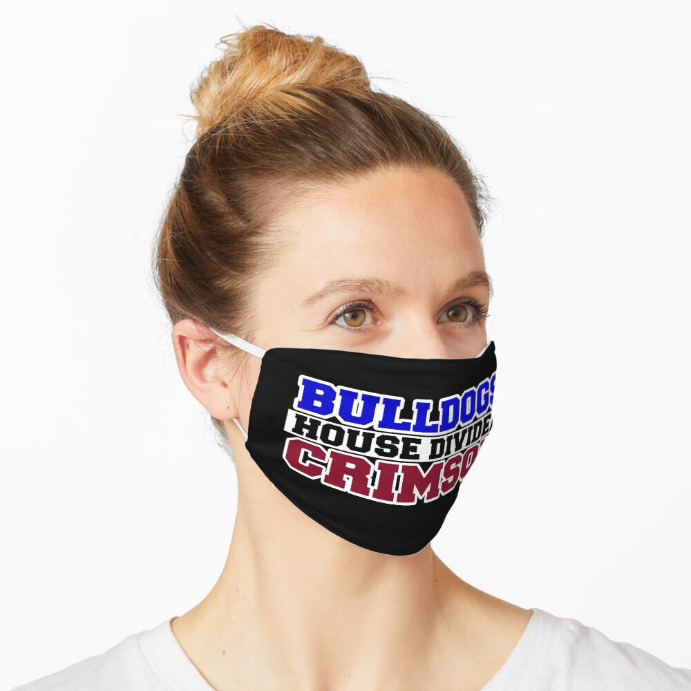 Bulldogs House Divided Crimson Mask