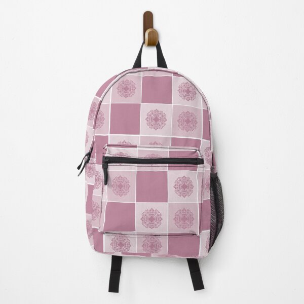Item preview, Vintage tile pattern in dusky pink designed and sold by Ninaeva.
