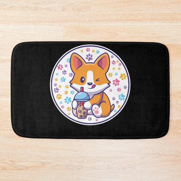 Item preview, Cute Dog - Boba Cute Anime Dog Corgi Kawaii Tea Drink designed and sold by IyadBro.
