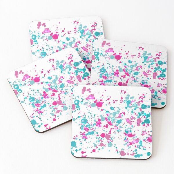 Item preview, Pink Aqua Color Splash By Tanya C Smith  designed and sold by Tanya C  Smith.