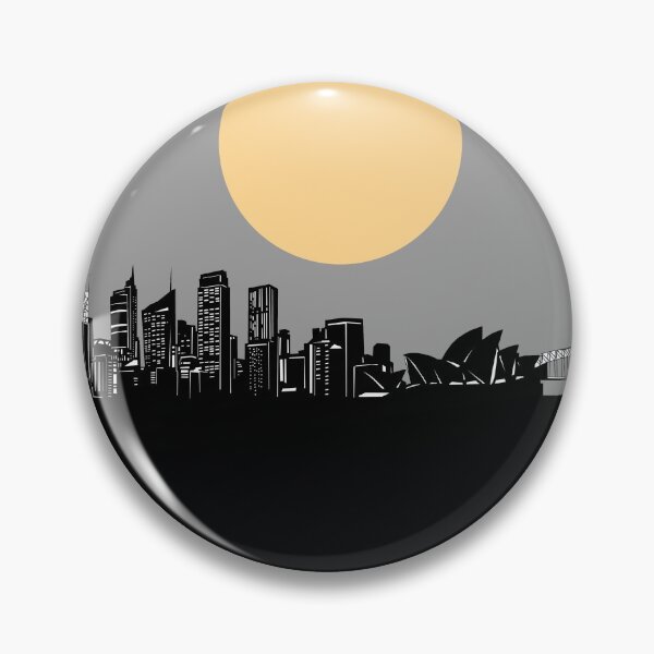 Item preview, sydney skyline minimal designed and sold by BekimART2.