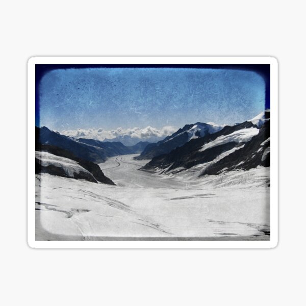 Aletsch Glacier Sticker
