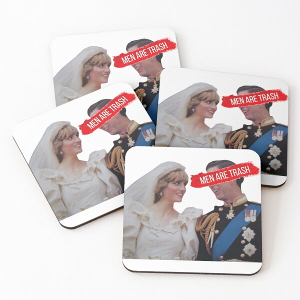 Item preview, Men Are Trash Charles and Diana  designed and sold by chrisevanswife.