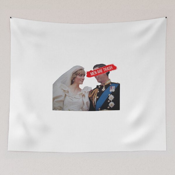 Item preview, Men Are Trash Charles and Diana  designed and sold by chrisevanswife.