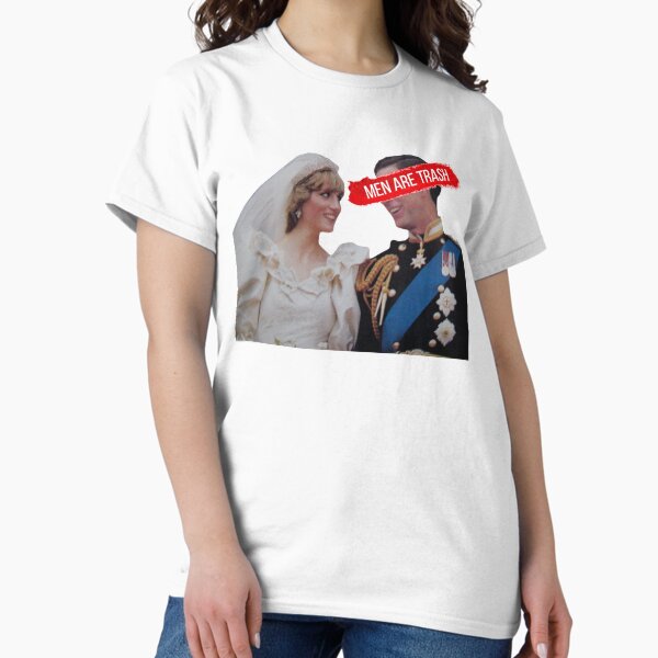 Item preview, Men Are Trash Charles and Diana  designed and sold by chrisevanswife.