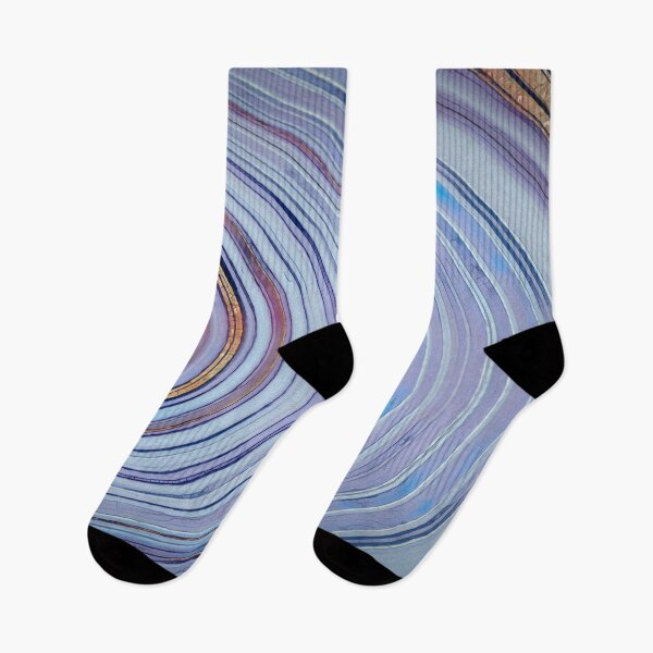 Item preview, Agate Stone Style Pattern With Blue Gold Red and Purple Colors designed and sold by AlanPhotoArt.