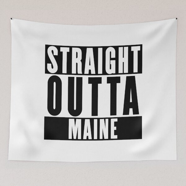 Item preview, Straight Outta Maine designed and sold by RandomStuffShop.